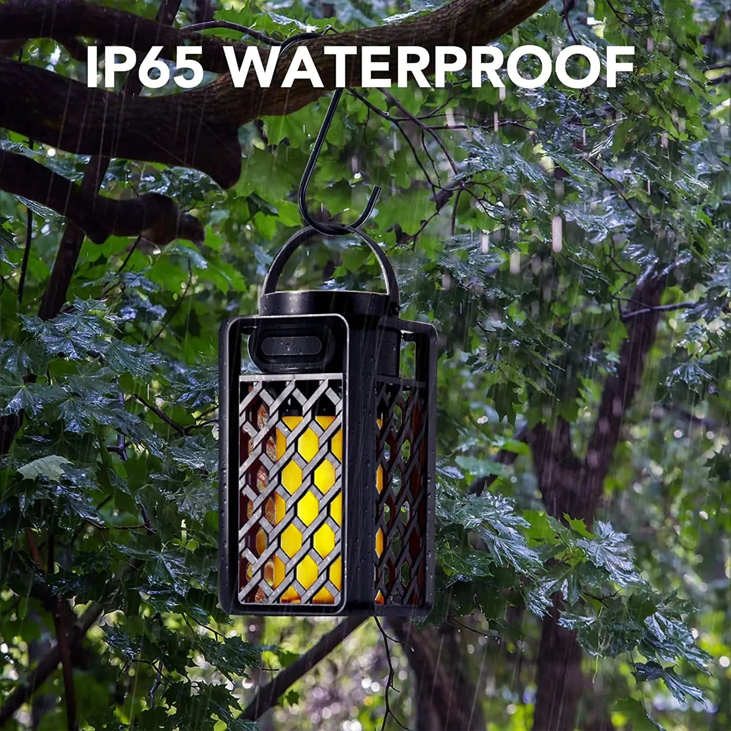 LED Flame Atmosphere Lantern Speaker